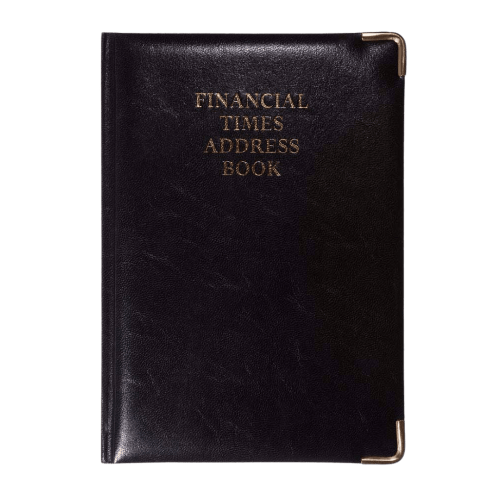 Financial Times Desk Address Book