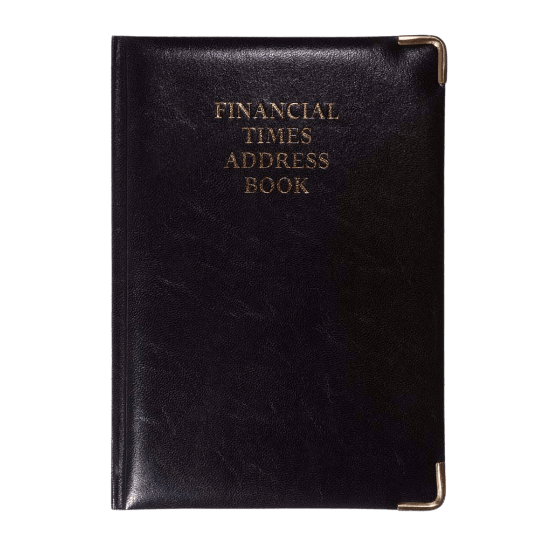 Financial Times Desk Address Book