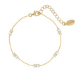 NOEL NIGHTS SNOW DROP BRACELET GOLD