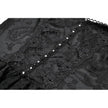 Dark in Love Morgana Gothic Off-Shoulder Lace Hem Dress