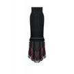 Dark in Love Gothic Elegant Velvet Mermaid Skirt