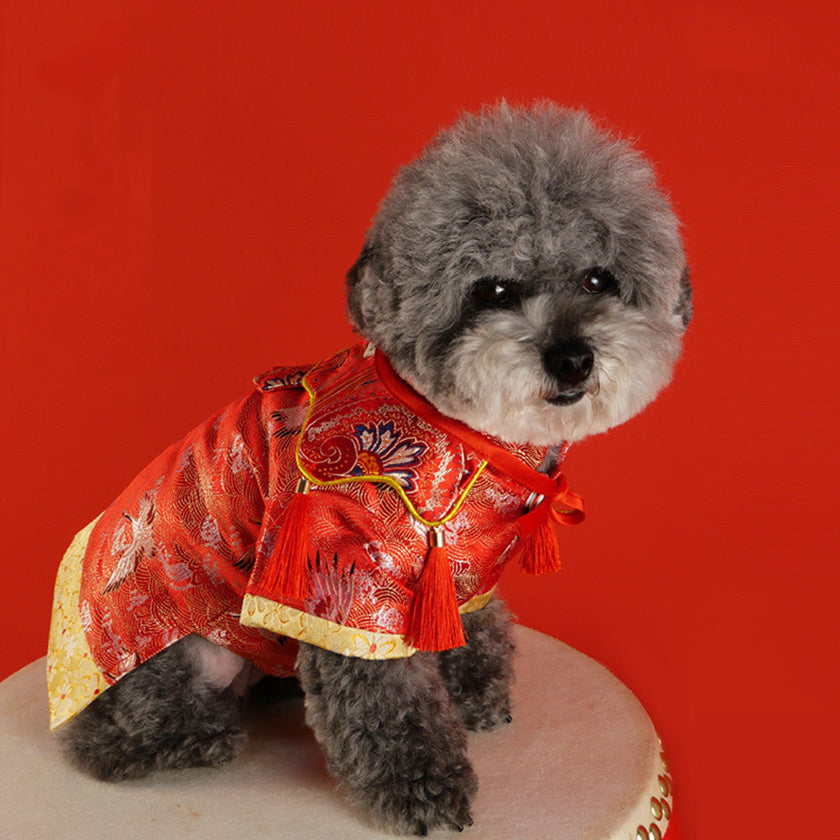 Neues Haustier-Hanfu-Kleider-Geschenkset