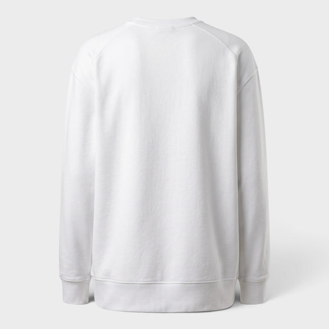 Sudadera de algodón con logo blanco multicolor