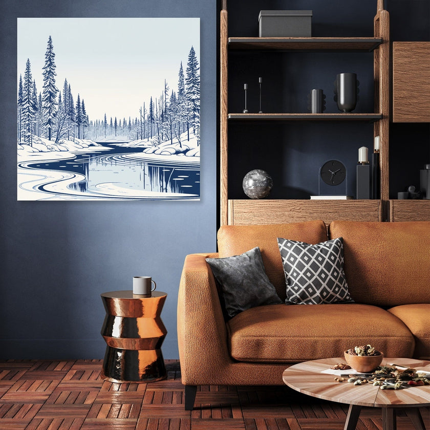 Lapland Winter Serenity Canvas