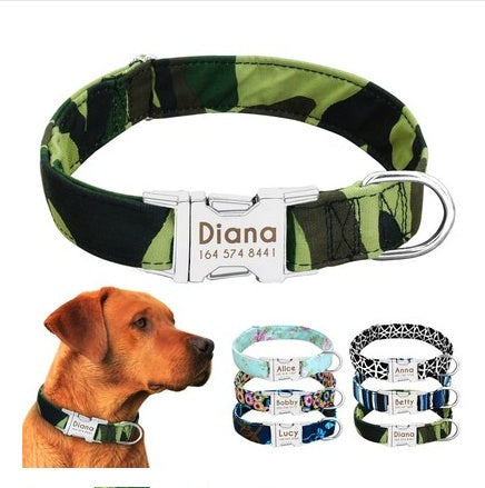 Suministros para mascotas Collar para perros Altamente reflectante Duradero Cómodo Transpirable Ajustable Reflexión nocturna