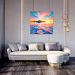 Salar de Uyuni Sunrise Canvas