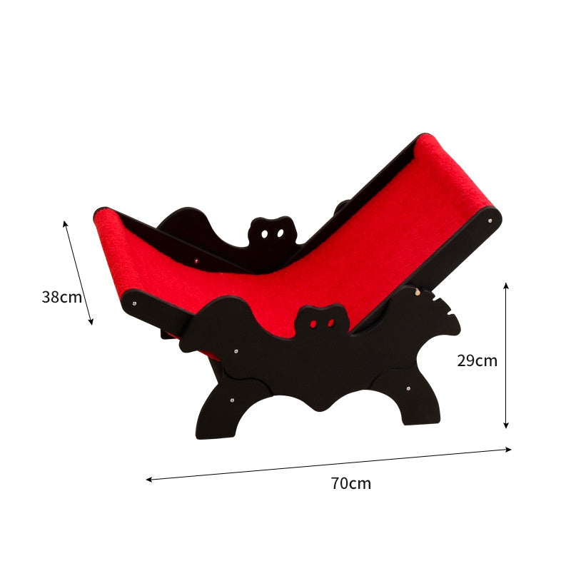Cat Recliner Bat European And American Halloween Black Red