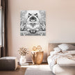 Glamour Ragdoll Line Art Canvas