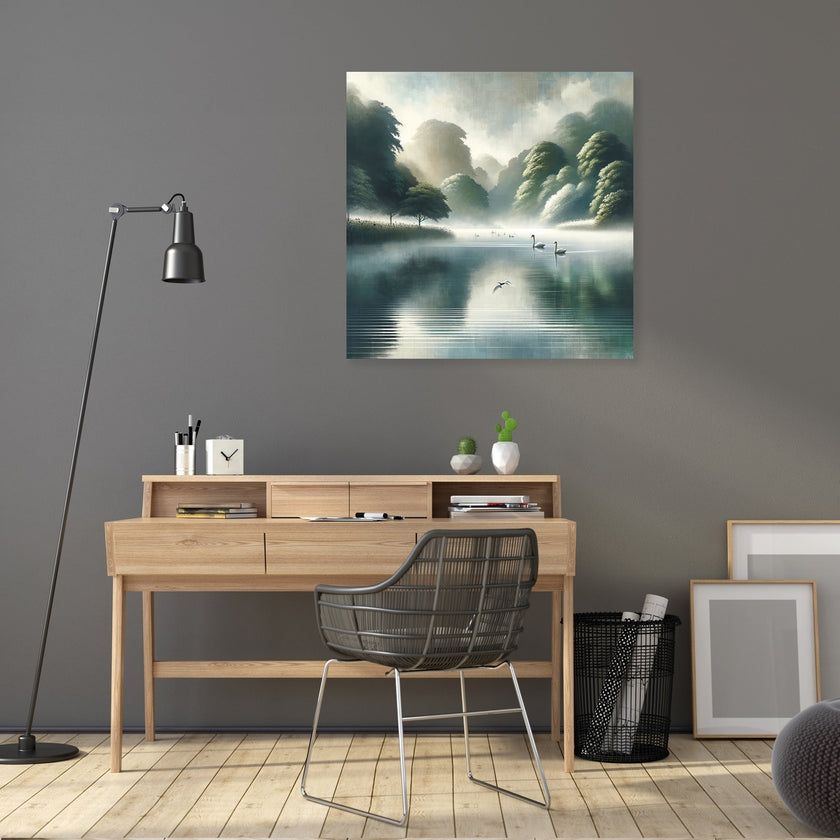 Cardiff Roath Park Lake Canvas