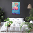 Flamingo Reflection Canvas