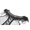 Dark in Love Seraphina Tiered Mesh & Ruffle Goth Layer Dress