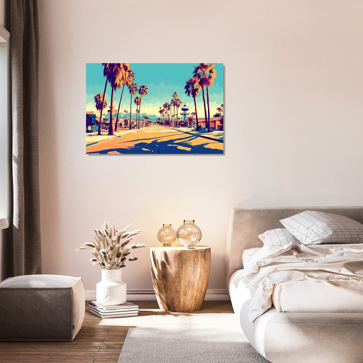 Golden Surf LA Canvas