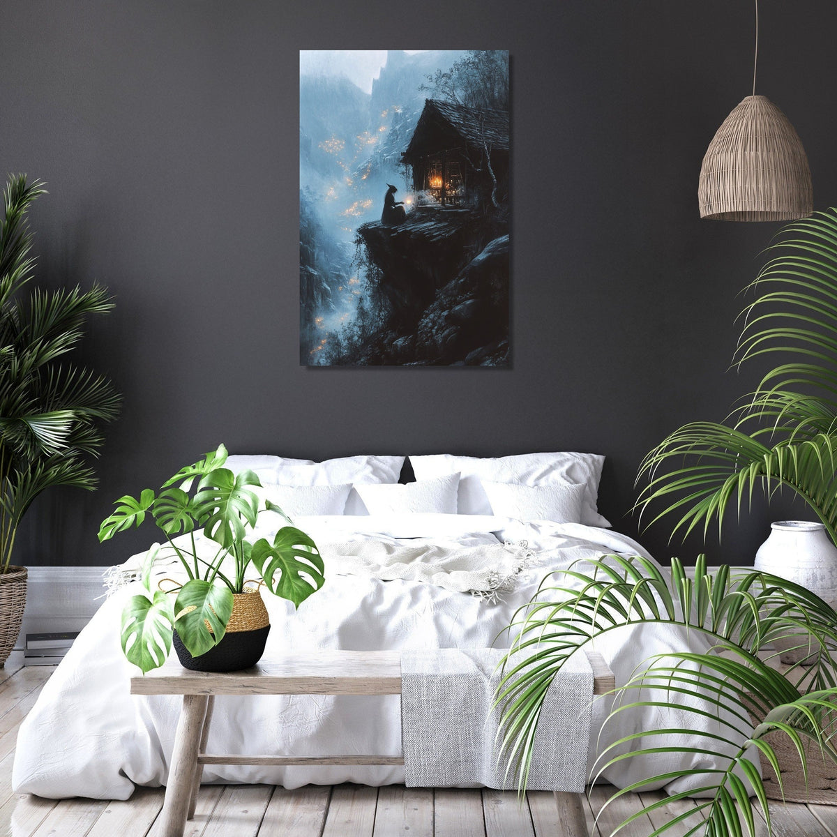 Enchanted Brew Witch Canvas