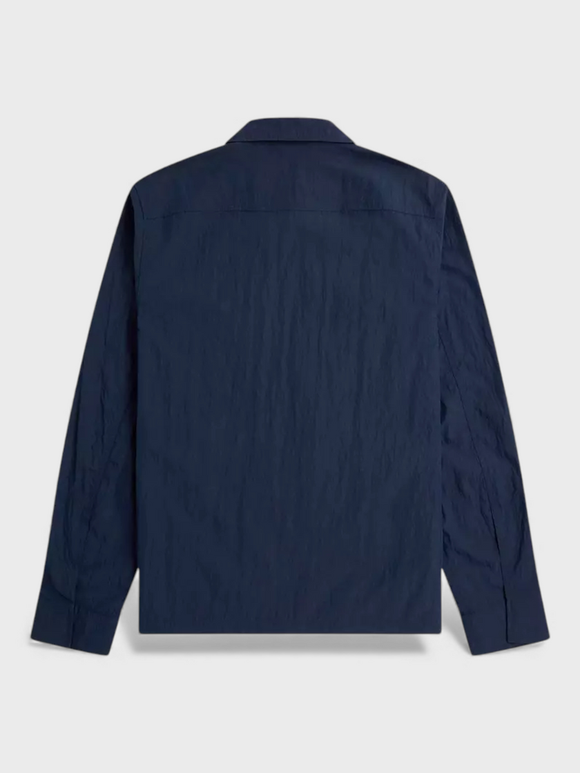 Fred Perry Zip Overshirt Navy