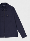 Fred Perry Zip Overshirt Navy
