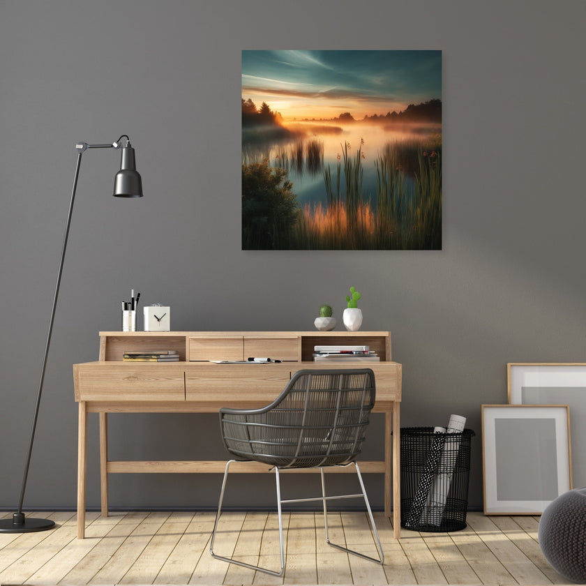 Dawn Wetlands Canvas