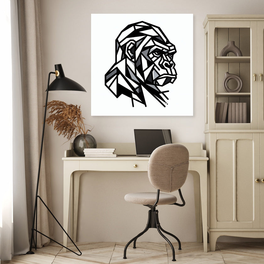 Cubist Gorilla Canvas