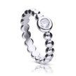 Diamonfire Ball Ring with Zirconia