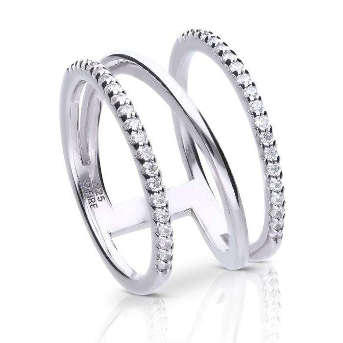 Diamonfire Triple Ring