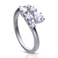 Diamonfire Wickelring mit verlaufenden Steinen