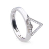 Diamonfire Geometric Ring