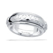 Diamonfire Love Textured Spinner Ring