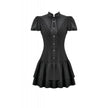 Dark in Love Lolita Bow-Trim Lace Dress
