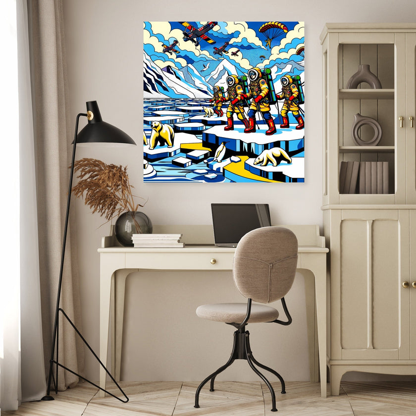 Polar Expedition Pop Canvas