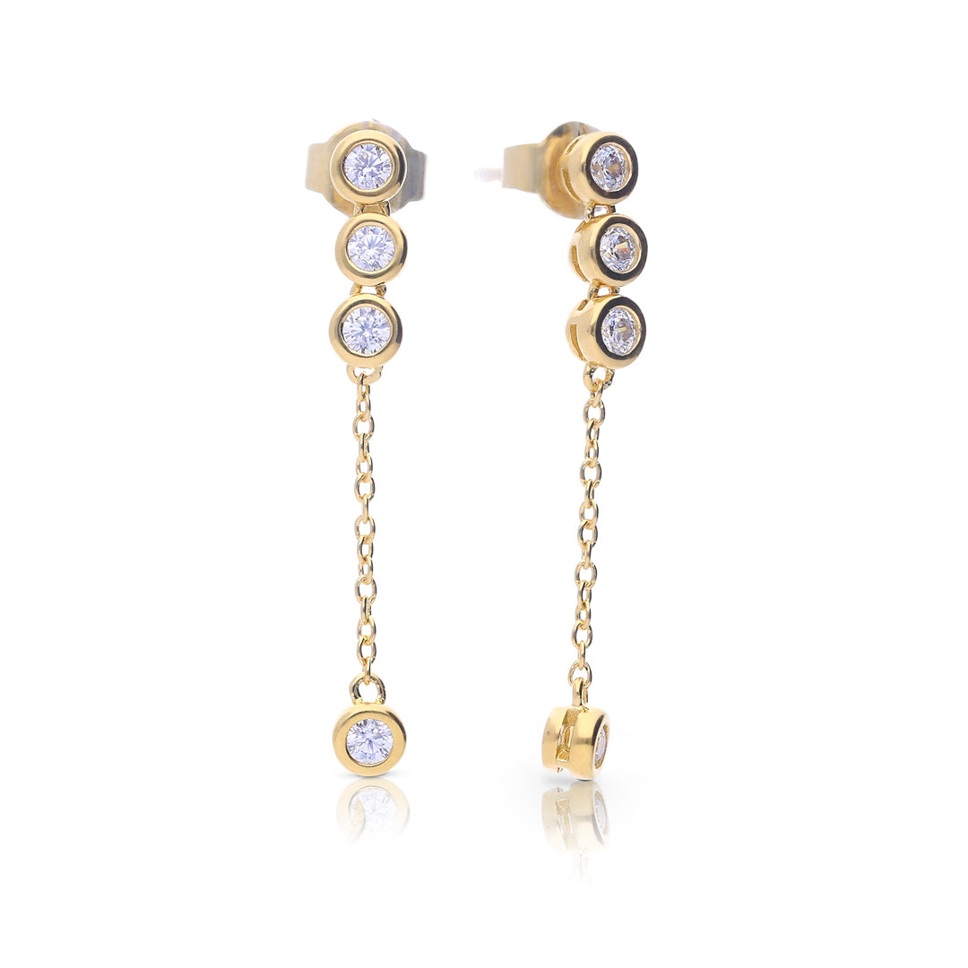 Diamonfire Tropfenketten-Ohrringe