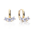 Diamonfire Trilogy Zirconia Hoop Earrings