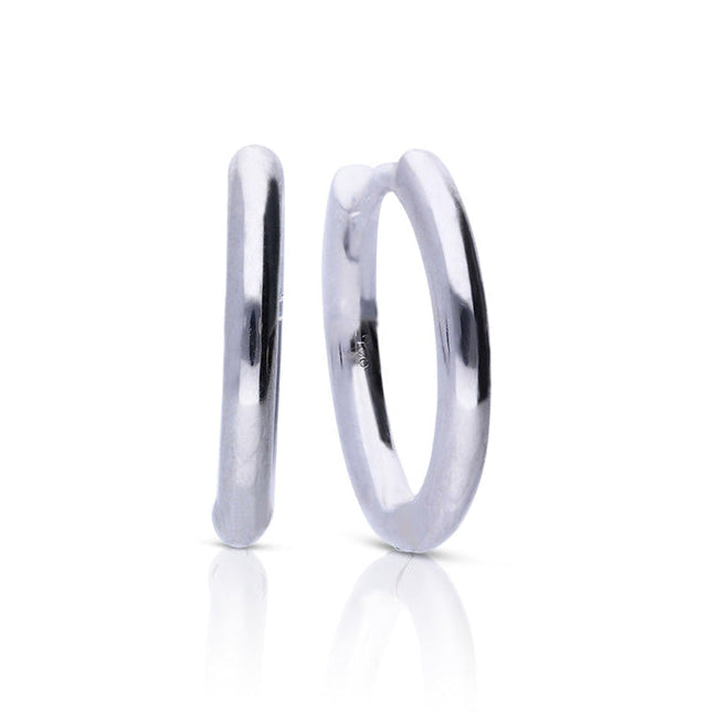 Diamonfire Plain Hoop Earrings