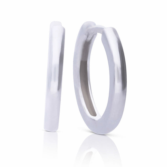 Diamonfire Plain Hoop Earrings