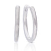 Diamonfire Plain Hoop Earrings