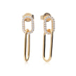 Diamonfire Double Loop Earrings