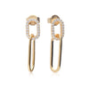 Diamonfire Double Loop Earrings