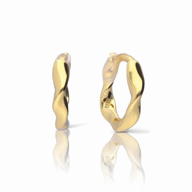 Diamonfire Mini-Creolen „Plain Twist“