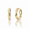 Diamonfire Plain Mini Twist Hoop Earrings