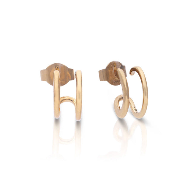 Diamonfire Ohrstecker mit doppelter Schlaufe