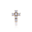 Diamonfire Einzelner Kreuz-Ohrstecker