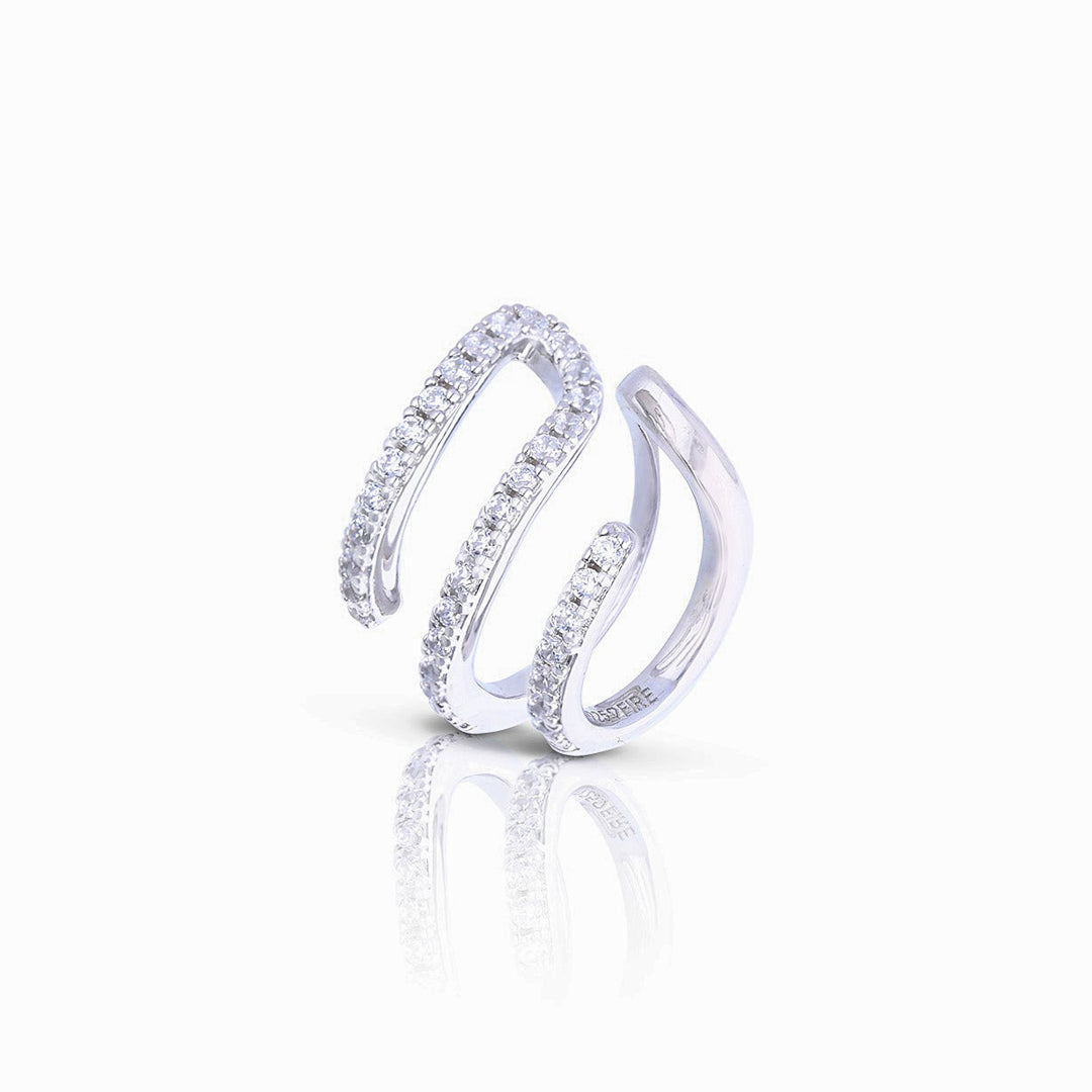 Diamonfire Pave Set Ohrmanschette