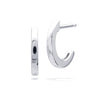Diamonfire Plain 3/4 Hoop Earrings