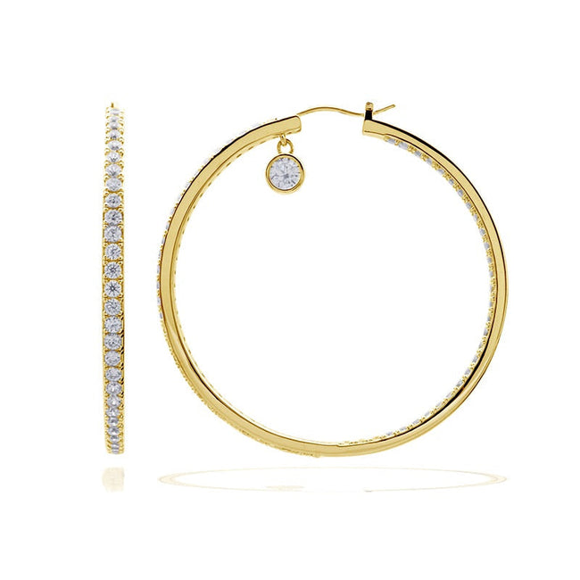 Pendientes de aro criollos Diamonfire
