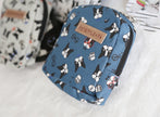 Bullfight print backpack pet backpack