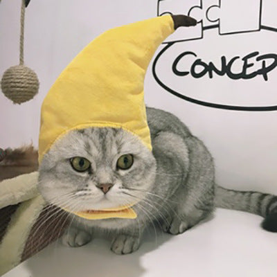 Pet Headgear Cute Dog Teddy Dress Up SUNFLOWER Cat Headdress Wig Cat Headgear Hat
