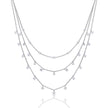 Diamonfire Triple Layered Necklace