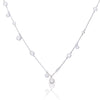 Diamonfire Bezel Set Zirconia Station Necklace