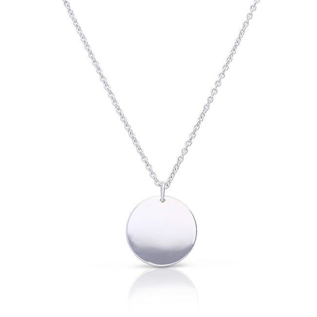 Diamonfire Plain Disc Necklace