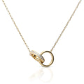 Diamonfire Halskette mit ineinandergreifenden Ringen