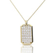 Diamonfire Tag Necklace with Zirconia