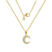 Diamonfire Moon Necklace